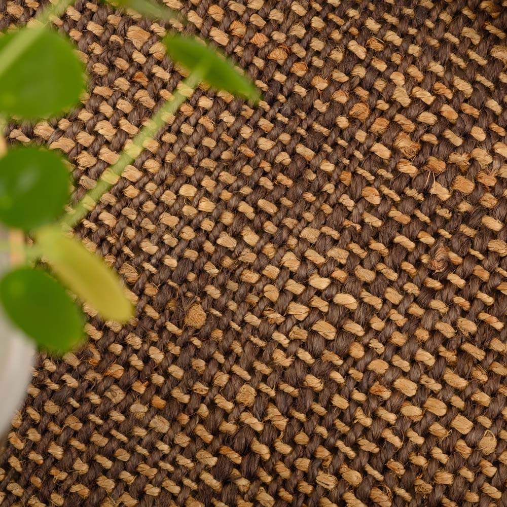 Tapis jute Chunky - Boho & me - marron/naturel - close up Tapis jute Chunky - Boho & me - marron/naturel - close up