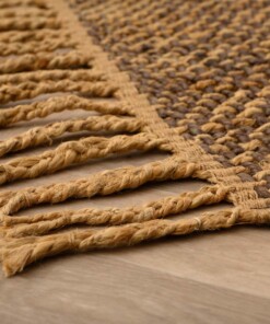 Tapis jute Chunky - Boho & me - marron/naturel - close up, thumbnail Tapis jute Chunky - Boho & me - marron/naturel - close up, thumbnail
