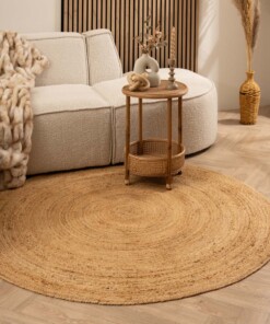 Tapis jute Rond Boho & me - naturel - sfeer Tapis jute Rond Boho & me - naturel - sfeer