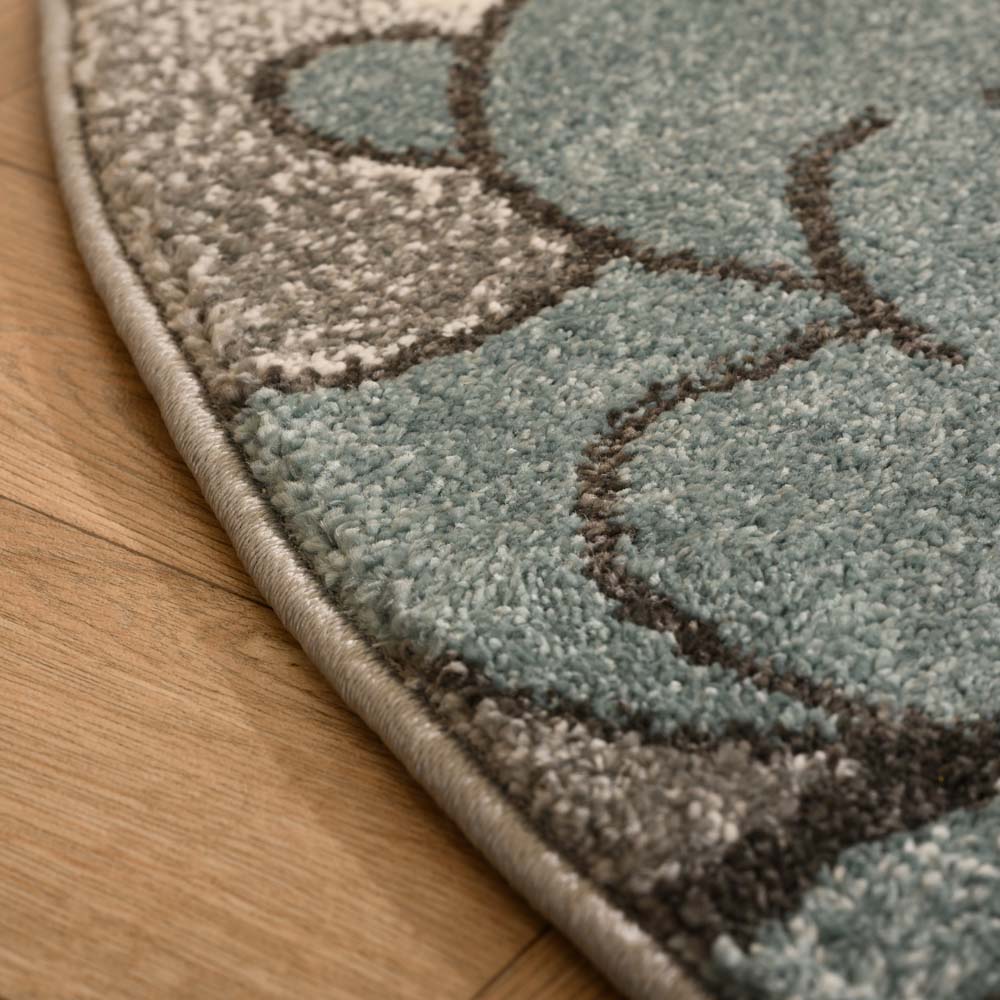 Tapis rond enfant ours - Dreams bleu - close up Tapis rond enfant ours - Dreams bleu - close up