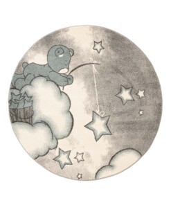 Tapis rond enfant ours - Dreams bleu - overzicht