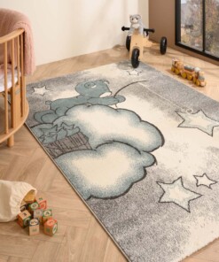 Tapis enfant ours - Dreams bleu - sfeer