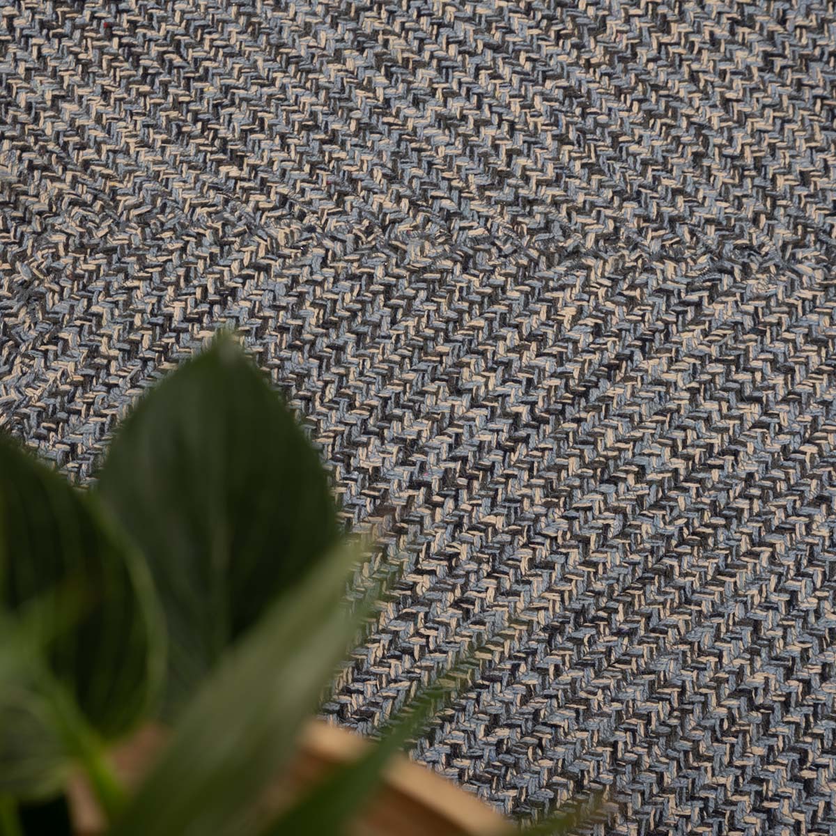 Tapis coton carré - Joy bleu Tapis coton carré - Joy bleu