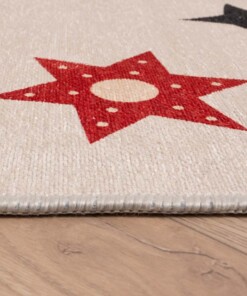 Tapis enfant ours - Happy Dreams multicolore - close up, thumbnail Tapis enfant ours - Happy Dreams multicolore - close up, thumbnail