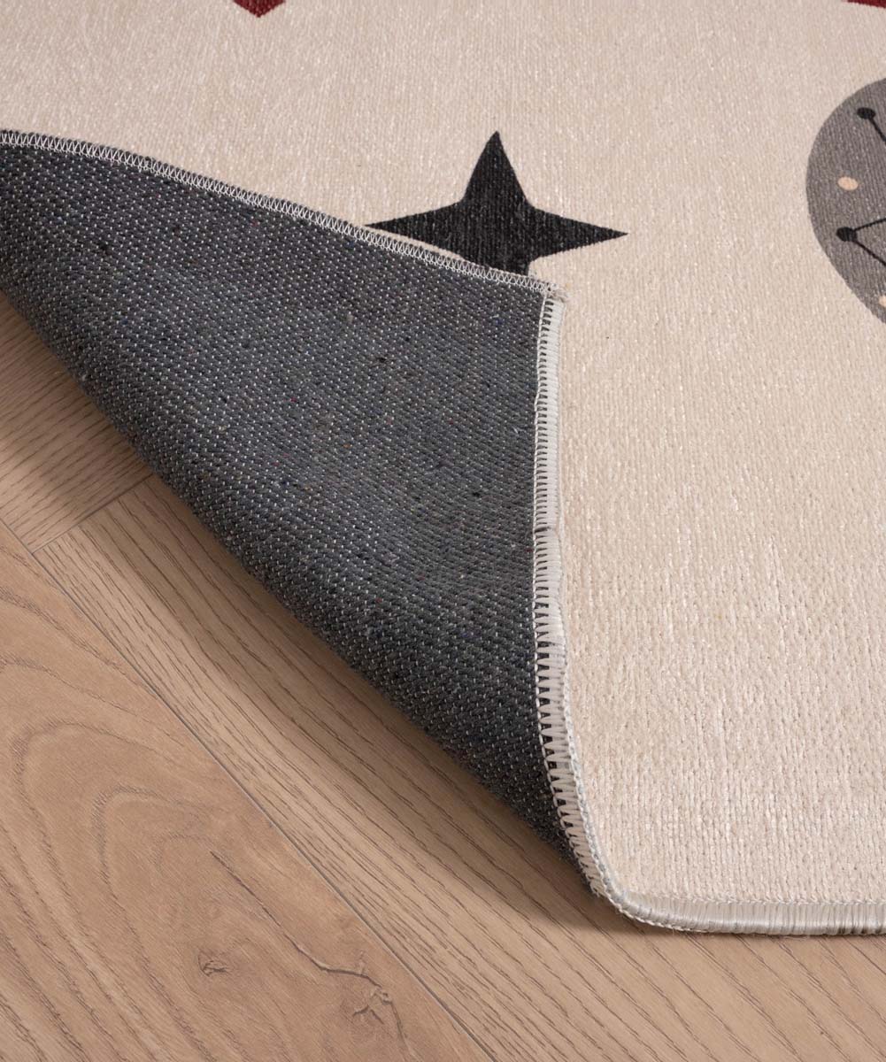 Tapis enfant ours - Happy Dreams multicolore - close up Tapis enfant ours - Happy Dreams multicolore - close up