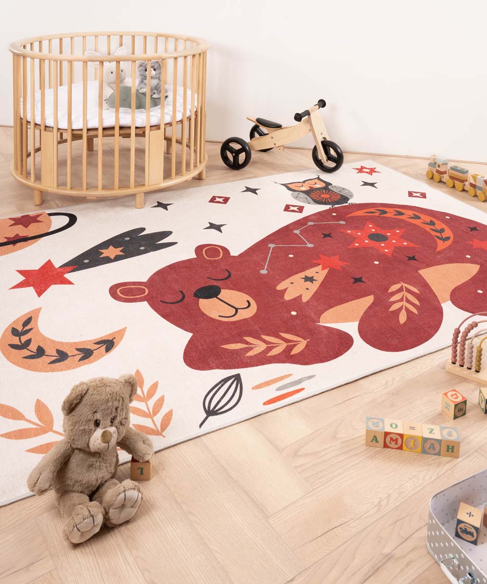 Tapis enfant ours - Happy Dreams multicolore - sfeer Tapis enfant ours - Happy Dreams multicolore - sfeer