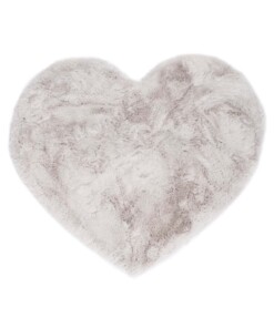 Tapis Coeur moelleux - Fluffy gris clair - overzicht