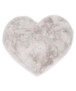Tapis Coeur moelleux - Fluffy gris clair - overzicht, thumbnail