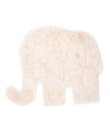 Tapis enfant moelleux Éléphant - Fluffy Crème - overzicht, thumbnail