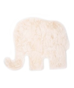 Tapis enfant moelleux Éléphant - Fluffy Crème - overzicht