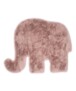 Tapis enfant moelleux Éléphant - Fluffy rose - overzicht, thumbnail