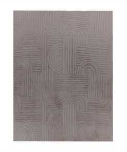 Tapis doux - Emily Geometric taupe - overzicht