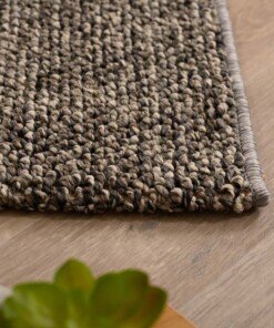 Tapis poil ras - Loom gris - close up, thumbnail Tapis poil ras - Loom gris - close up, thumbnail