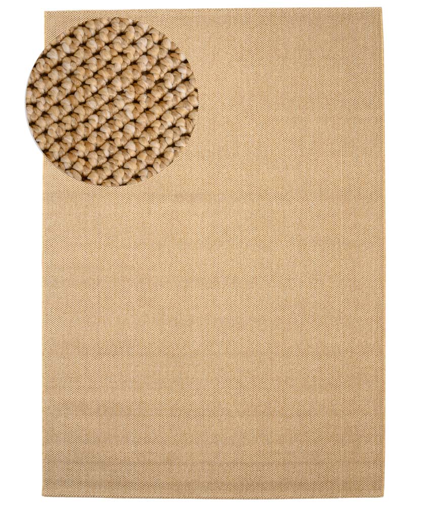 Tapis poil ras - Loom beige - overzicht Tapis poil ras - Loom beige - overzicht