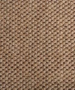 Tapis rond poil ras - Loom marron - close up, thumbnail Tapis rond poil ras - Loom marron - close up, thumbnail