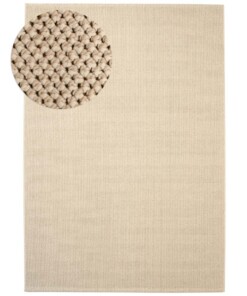 Tapis de couloir poil ras - Loom crème - overzicht