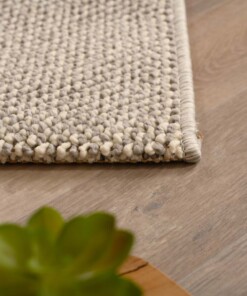 Tapis poil ras - Loom argent - close up, thumbnail Tapis poil ras - Loom argent - close up, thumbnail