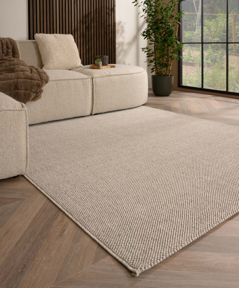 Tapis poil ras - Loom argent - sfeer Tapis poil ras - Loom argent - sfeer