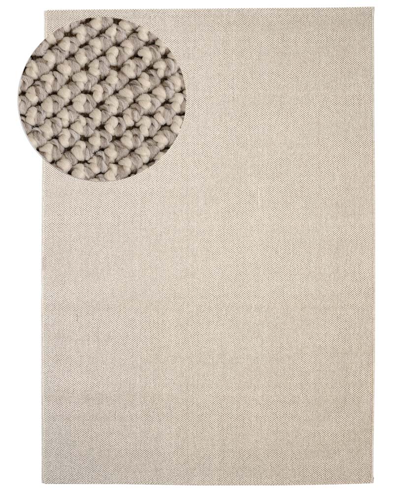 Tapis poil ras - Loom argent - overzicht Tapis poil ras - Loom argent - overzicht