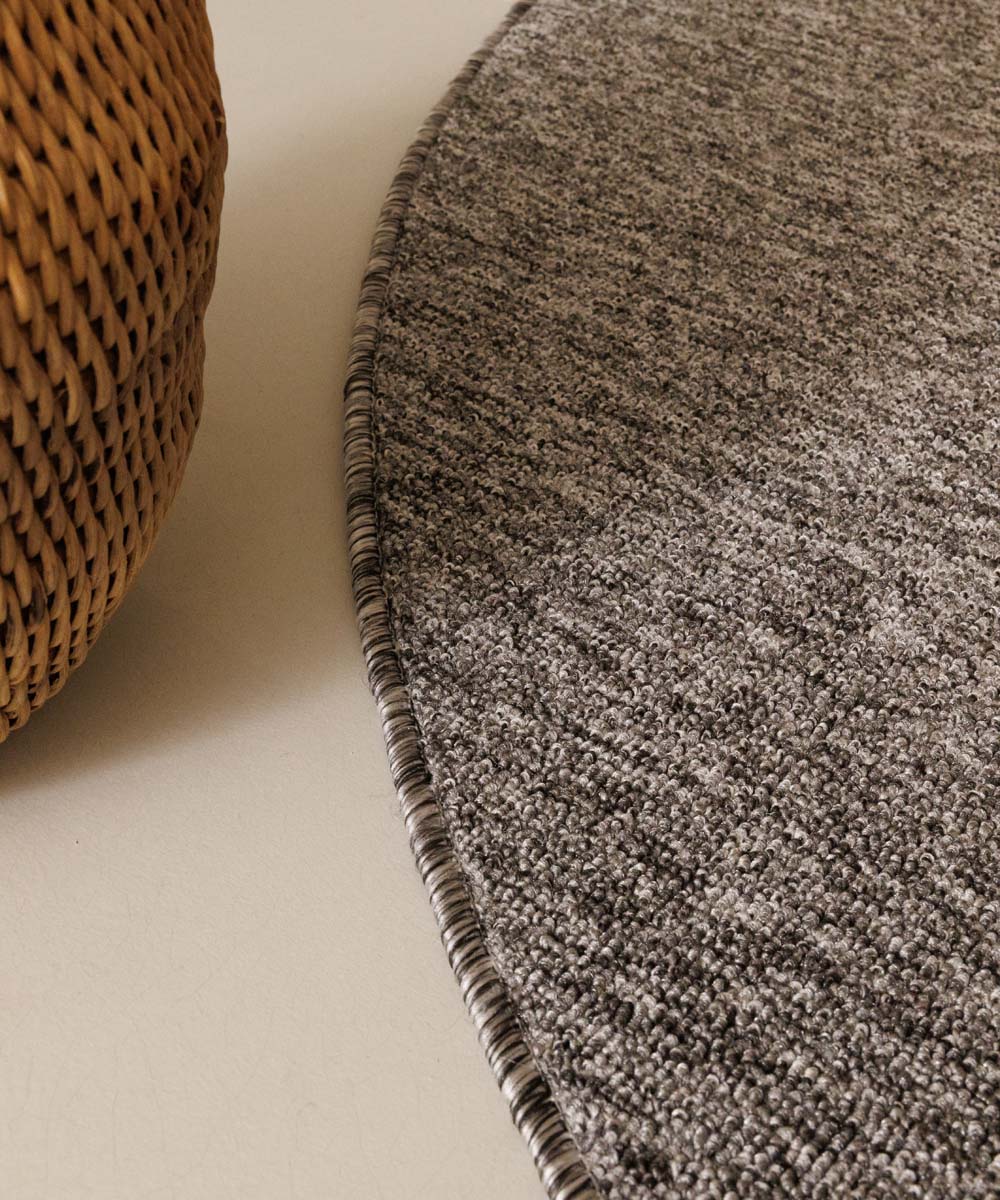 Tapis bouclé Rond Lush - gris Tapis bouclé Rond Lush - gris