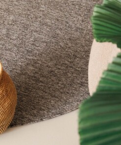 Tapis bouclé Rond Lush - gris Tapis bouclé Rond Lush - gris