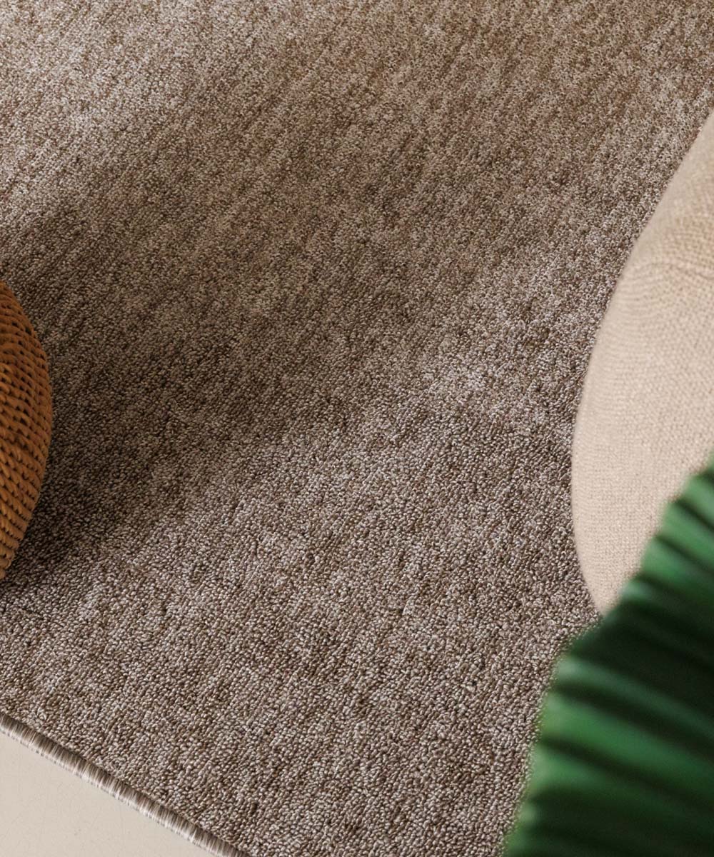 Tapis bouclé Carré Lush - taupe Tapis bouclé Carré Lush - taupe