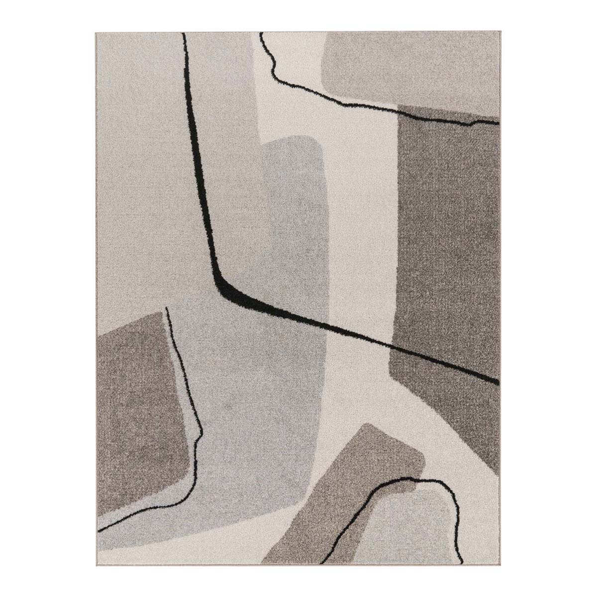 Tapis abstrait - Flux beige - overzicht Tapis abstrait - Flux beige - overzicht