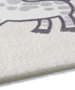 Tapis enfant jungle - Animigo crème/multi - close up, thumbnail Tapis enfant jungle - Animigo crème/multi - close up, thumbnail