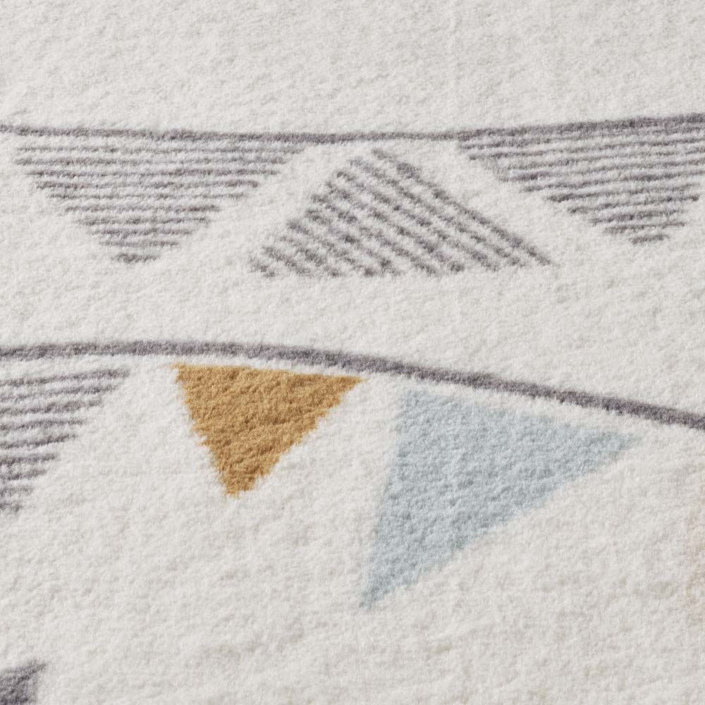 Tapis chambre enfant - Animigo crème/multi - close up Tapis chambre enfant - Animigo crème/multi - close up