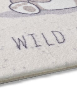 Tapis enfant ours - Animigo crème/multi - close up, thumbnail