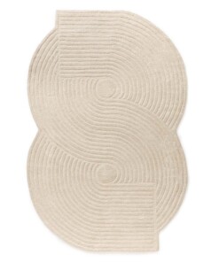 Tapis design organique - Balans Infinity ivoire - overzicht