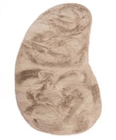 Tapis doux forme organique - Comfy Plus taupe - overzicht, thumbnail