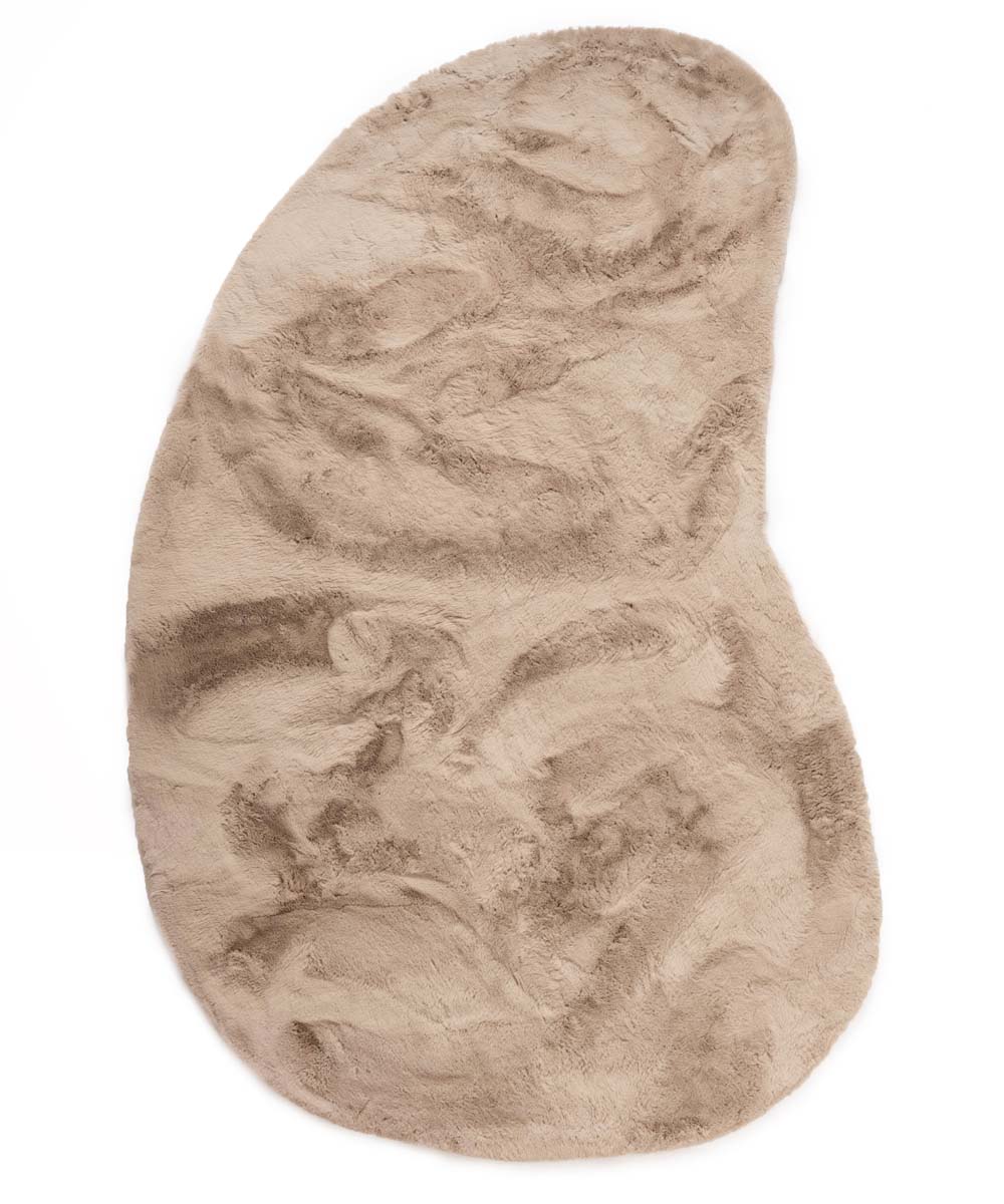 Tapis doux forme organique - Comfy Plus taupe - overzicht Tapis doux forme organique - Comfy Plus taupe - overzicht