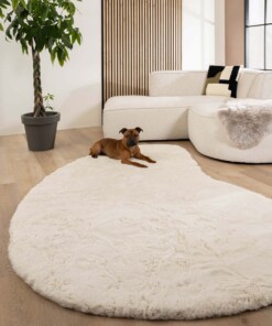 Tapis doux forme organique - Comfy Plus crème - sfeer