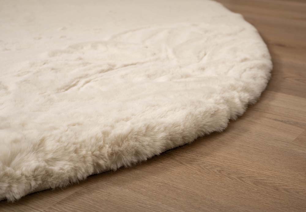 Tapis doux forme organique - Comfy Plus crème - close up Tapis doux forme organique - Comfy Plus crème - close up