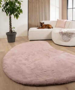 Tapis doux forme organique - Comfy Plus rose - sfeer