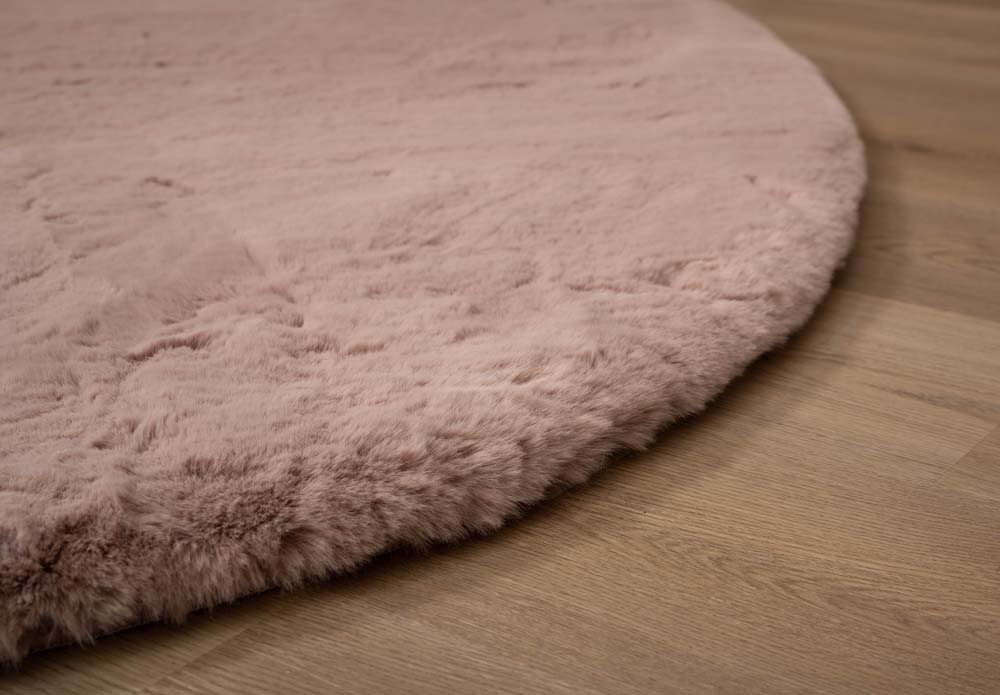 Tapis doux forme organique - Comfy Plus rose - close up Tapis doux forme organique - Comfy Plus rose - close up