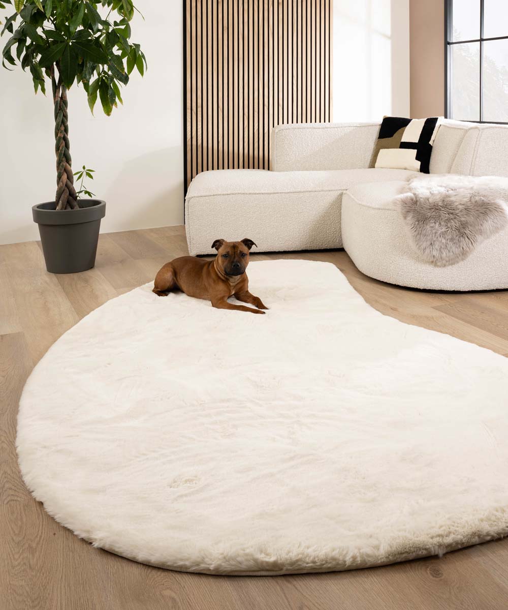 Tapis doux forme organique - Comfy Plus blanc - sfeer Tapis doux forme organique - Comfy Plus blanc - sfeer