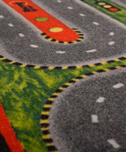 Tapis circuit voiture - Joy rouge - close up, thumbnail Tapis circuit voiture - Joy rouge - close up, thumbnail