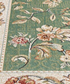 Tapis de couloir oriental - Regal Helena vert - close up, thumbnail