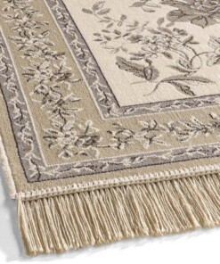 Tapis oriental - Regal Flora beige - close up, thumbnail Tapis oriental - Regal Flora beige - close up, thumbnail