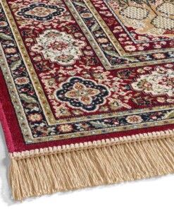 Tapis oriental - Regal Silas rouge - close up, thumbnail Tapis oriental - Regal Silas rouge - close up, thumbnail