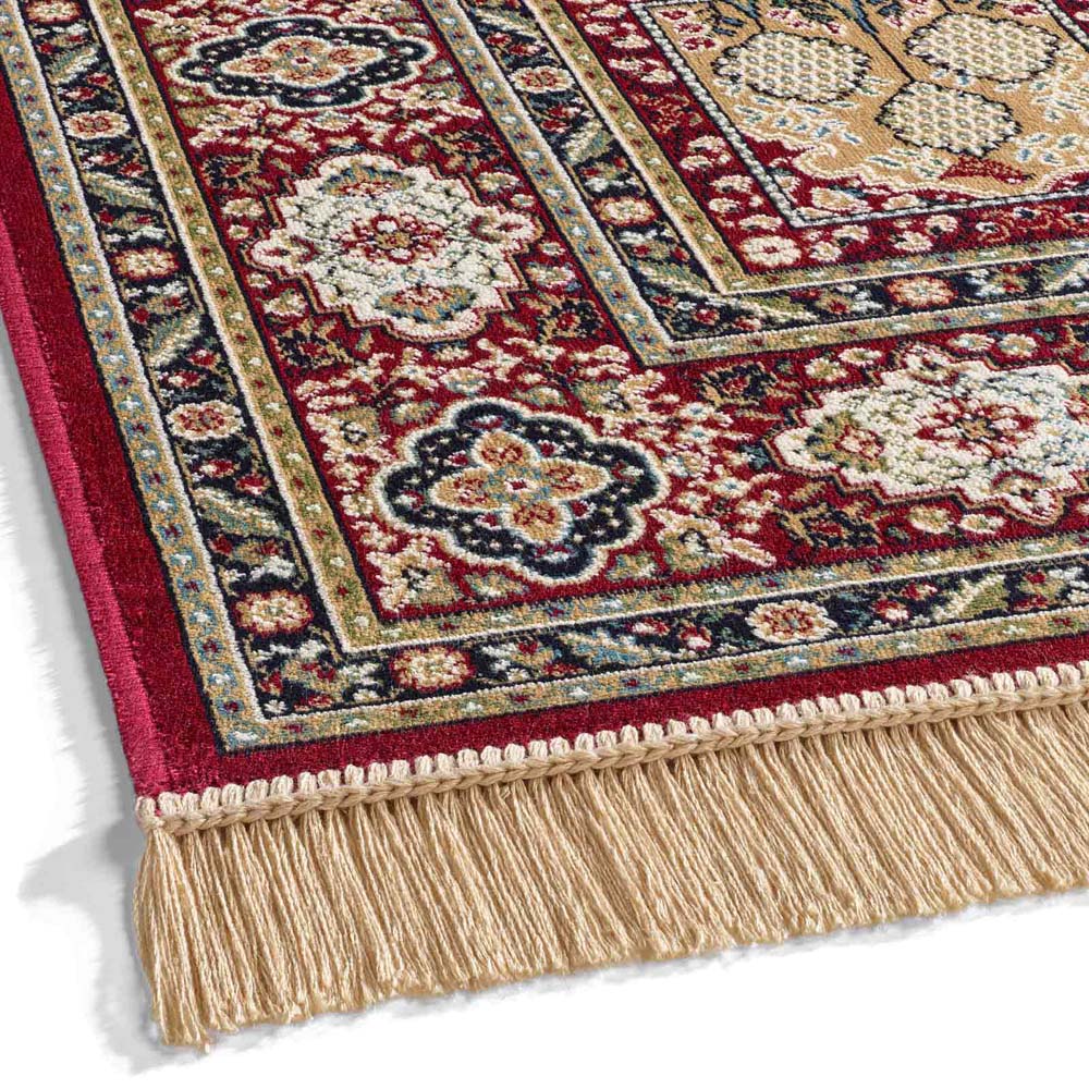 Tapis oriental - Regal Silas rouge - close up Tapis oriental - Regal Silas rouge - close up