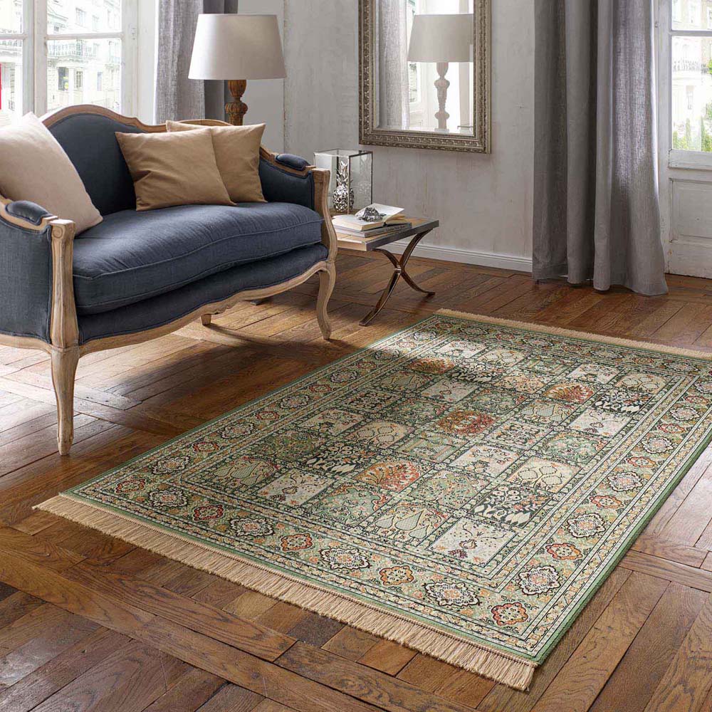 Tapis de couloir oriental - Regal Silas vert - sfeer Tapis de couloir oriental - Regal Silas vert - sfeer