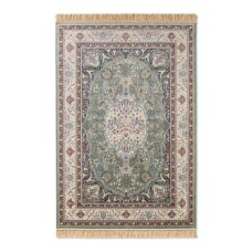 Tapis persan - Regal Ariadne vert - overzicht, thumbnail