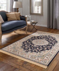 Tapis oriental - Regal Valentina bleu foncé - sfeer