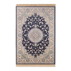Tapis oriental - Regal Valentina bleu foncé - overzicht, thumbnail