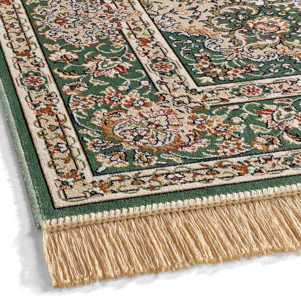 Tapis persan - Regal Valentina vert - close up Tapis persan - Regal Valentina vert - close up