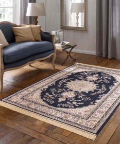 Tapis de couloir persan - Regal Victor bleu foncé - sfeer