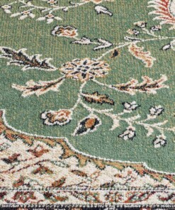 Tapis persan - Regal Victor vert - close up, thumbnail Tapis persan - Regal Victor vert - close up, thumbnail